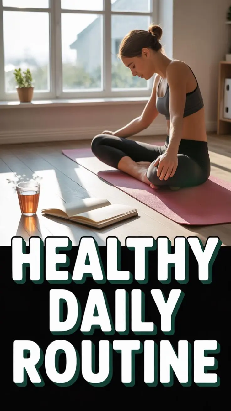 daily routine guide for productivity and health