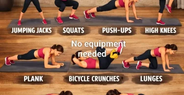 home workouts guide for beginners and healthy living