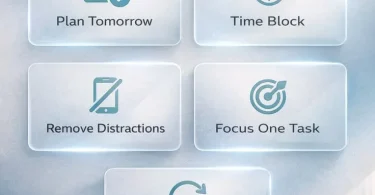 productivity tips to get more done daily