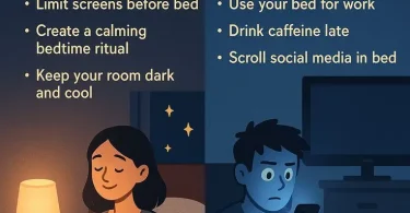 sleep improvement tips for better rest